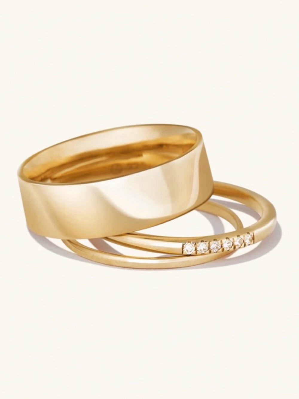 Mejuri Gold Wide Band Ring - Picture 9 of 9